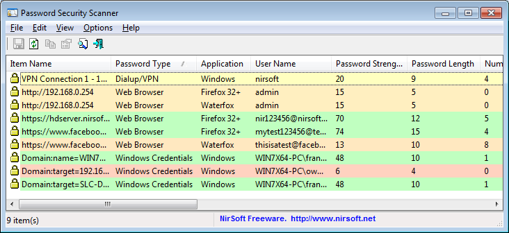 Check the security strength of your passwords on Windows