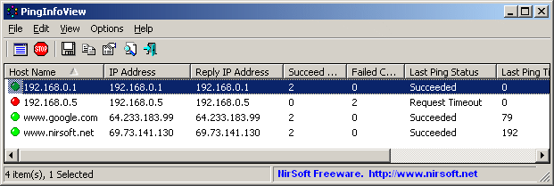 continuous scan network for mac address windows